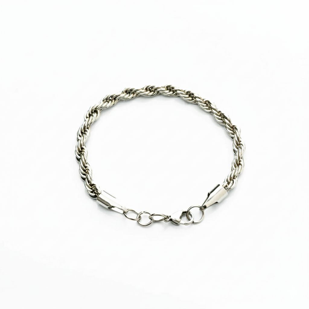 POPE BRACELET 5MM ( SILVER )
