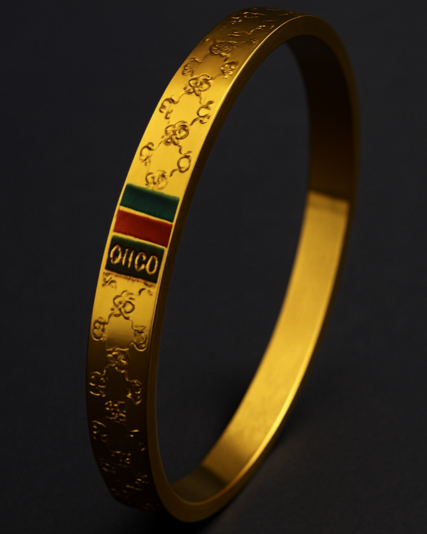 Gucci Gold-Tone Monogram Bracelet