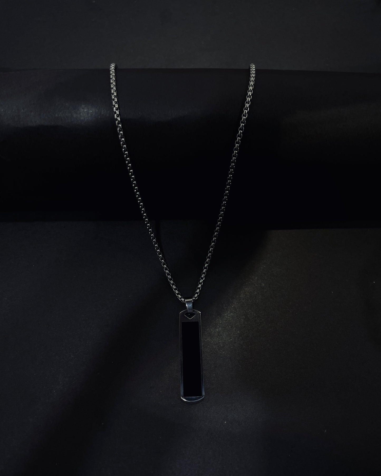 Box Chain Pendant Necklace