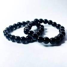 Black Beads Bracelet For Men And Women - Jewelry For Unisex - 8MM & 10MM Beads