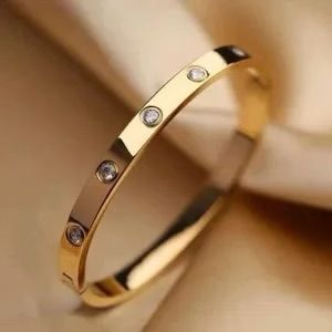 Yellow Chimes Rose Gold Bangle Bracelet