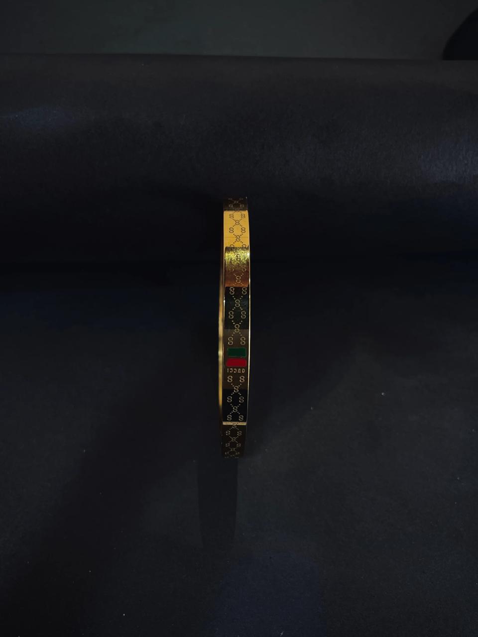 Gucci Gold-Tone Monogram Bracelet