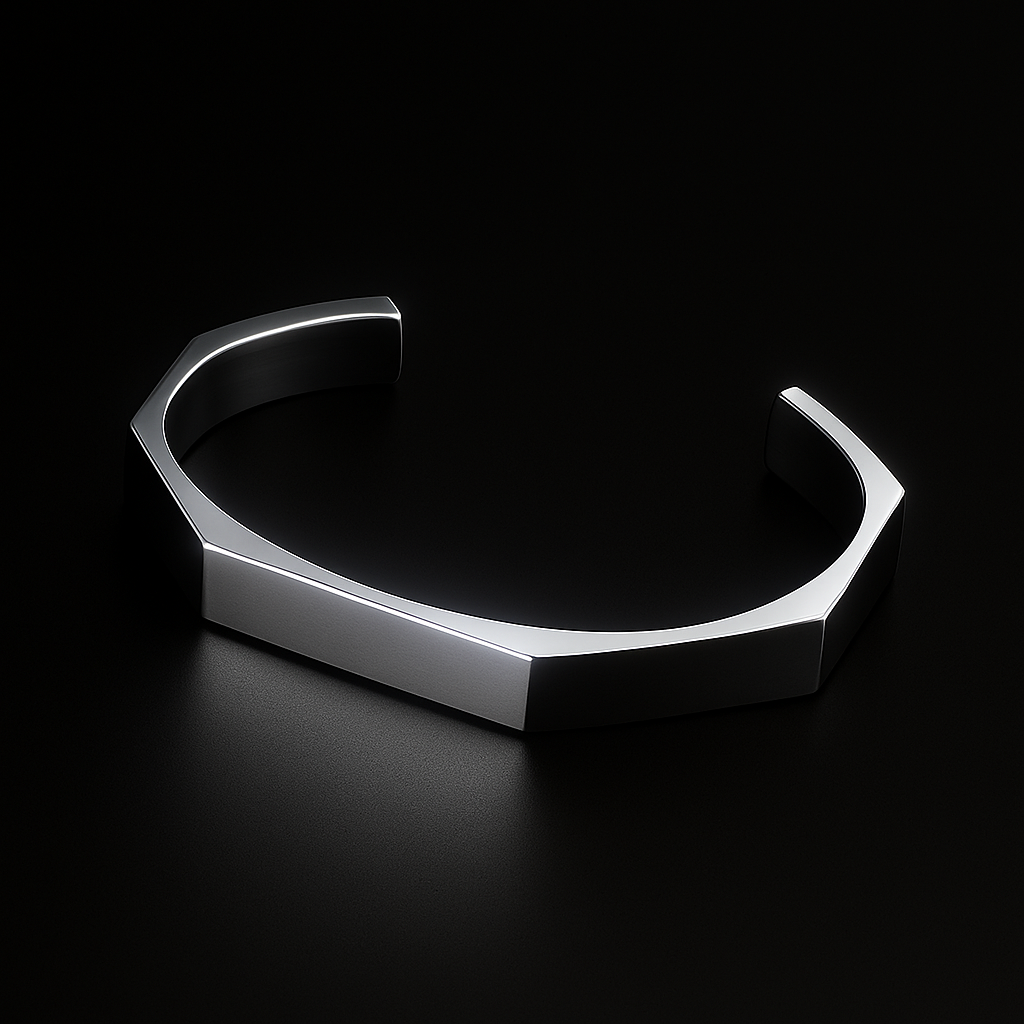 Hexagonal Stainless Steel Bracelet